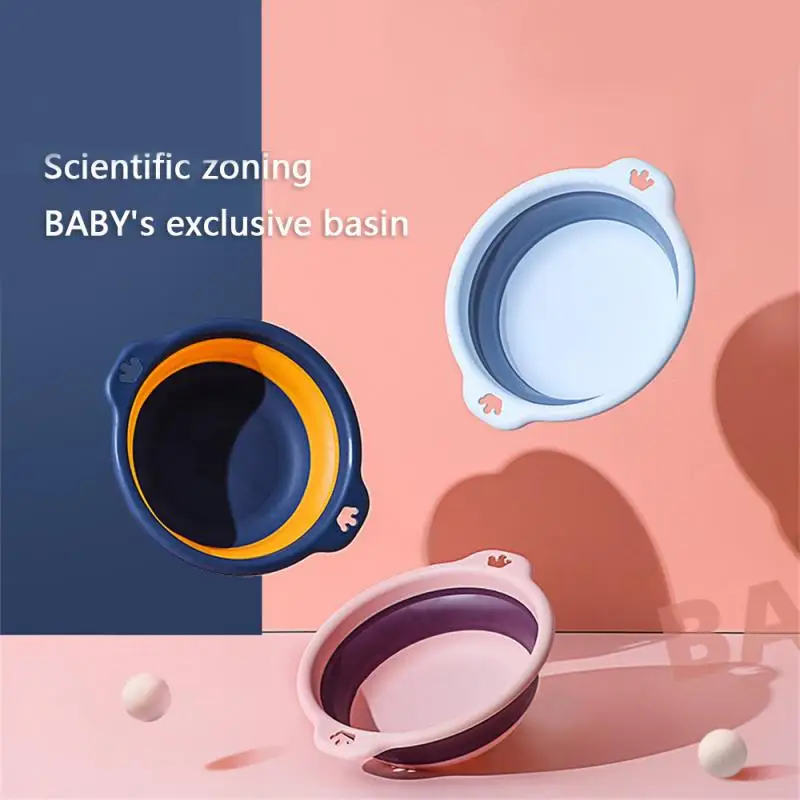 Портативная складная пластиковая дорожная Складная Раковина безопасная Прочная