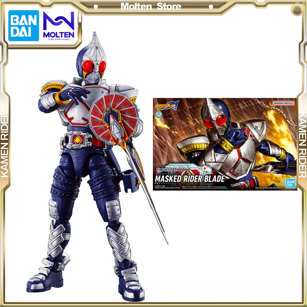 

Bandai Original Figure-Rise Standard Masker Kamen Rider Blade Anime Action Figure Model Kit Assembly Collectible Toys