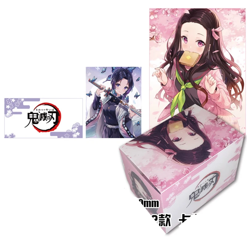 

Коробка для хранения игровых карт, рассекающий демонов, Kimetsu No Yaiba, периферийный персонаж, стол для игр, игрушки для всей семьи, подарок для де...