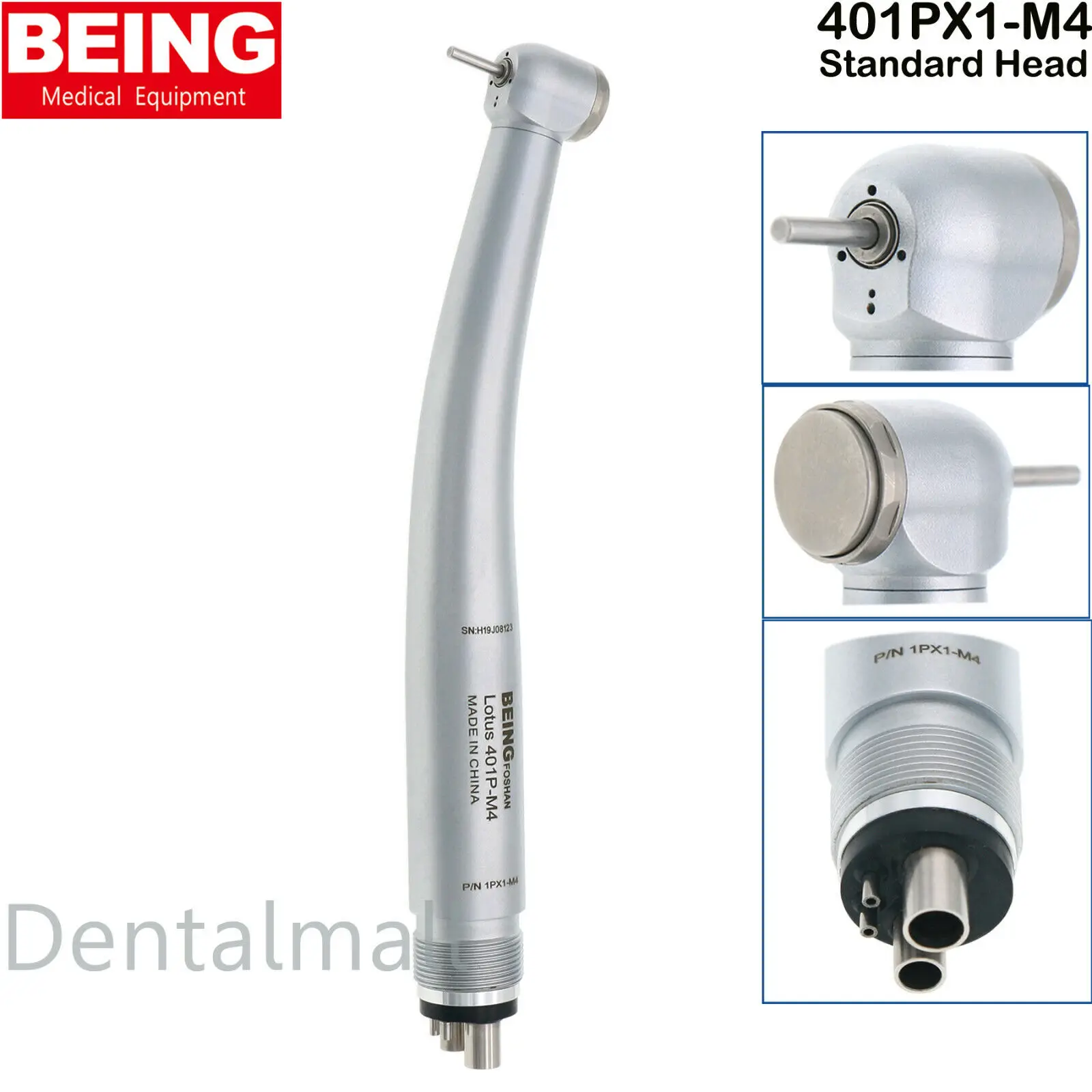 

BEING Dental NSK Pana-Max Type Push Button High Speed Handpiece Lotus 401P-M4