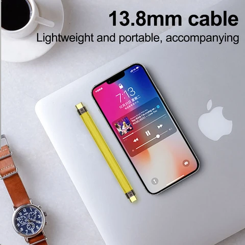 Кабель USB 4.0, Передача Данных 40 Гбит/с, USB C — Type C, Короткий PD100W Gen3, 8K, 60 Гц Для iPhone 15