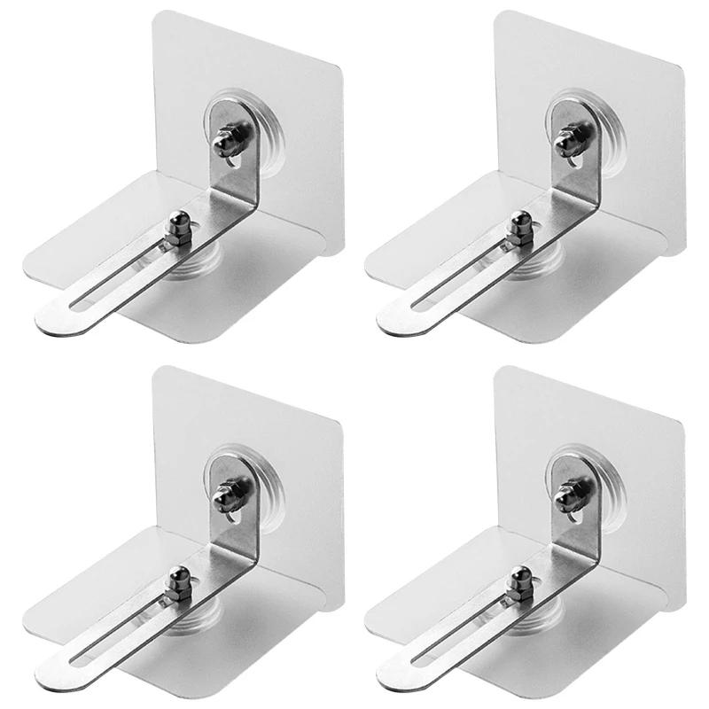 

4 Pcs Furniture Anchors Anti-tip Furniture Straps Adjustable Anti-Fall Buckle Cabinet Anchors Furniture Wall Anchors for Child