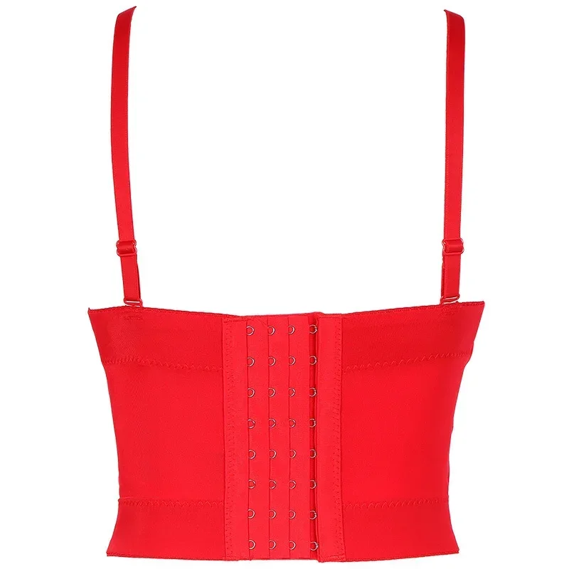 Летняя базовая майка из искусственной кожи женская блузка с эффектом пуш-ап