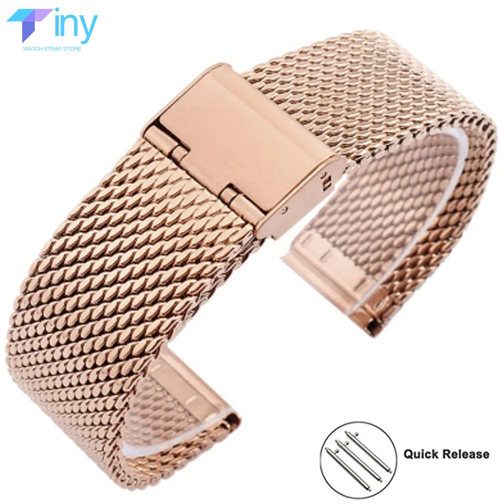 Ремешок из нержавеющей стали для Samsung Galaxy Watch 6 5 4 40 мм 44 Active 2 браслет Huawei GT4 Ultimate 22 18