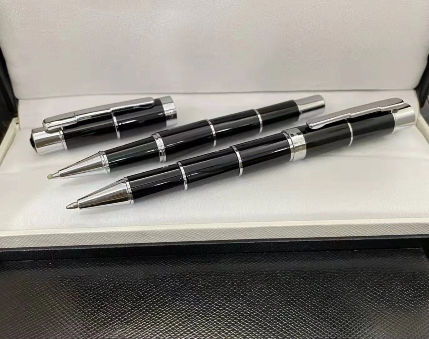 Металлические шариковые ручки Монте 2022 Мб с бамбуковыми соединениями