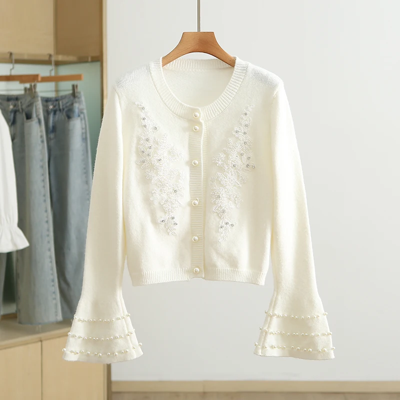 Европейская осень новинка тяжелая промышленность цветы бисер рукав-труба