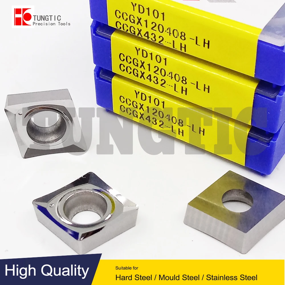 

TUNGTIC CCGX120408-LH фрезерные вставки, карбидный Резак Для CNC CCGX 120408-LH