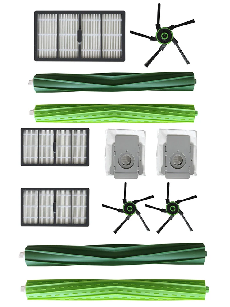 

1set S9 Sweeper Accessories Roller Brush Filter Side Brush Garbage Bag Vacuum Parts Household Supplies Cleaning Tool