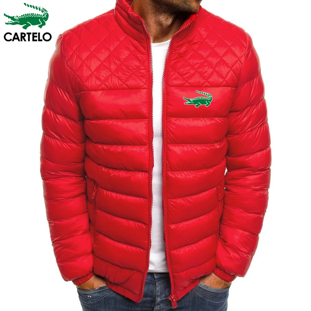 2022 New Men's Windbreaker Winter Coat Quilted Down Jacket Coat Casual Zipper Warm Aviator Coat Casual Fashion Padded Clothes