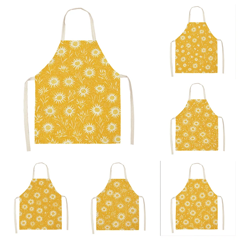 Льняной кухонный фартук для женщин большой размер