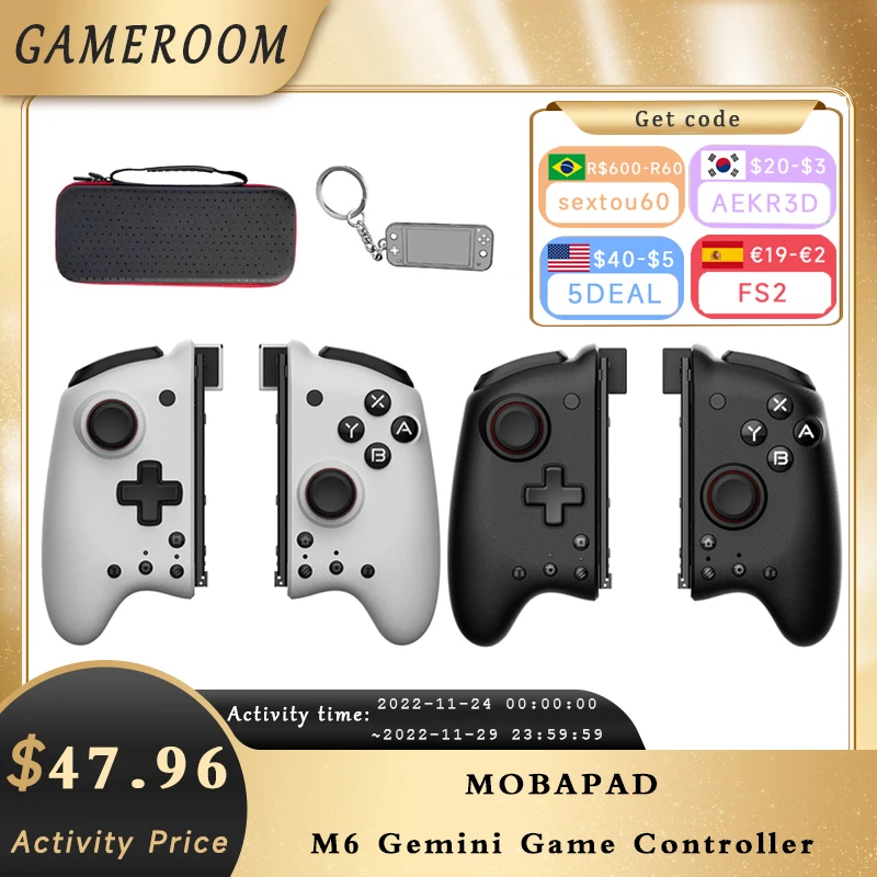 Фото Игровая консоль MOBAPAD M6 Gemini контроллер для игровой приставки Nintendo Switch джойстик с