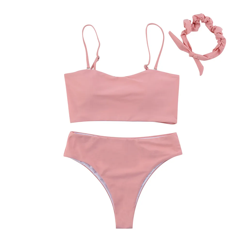 

Beachwear Filled Print Bikini Bra Swimsuit Three Piece Swimwear Women's Set Swimwears Tankinis Set Swimwears Swimsuit bikini
