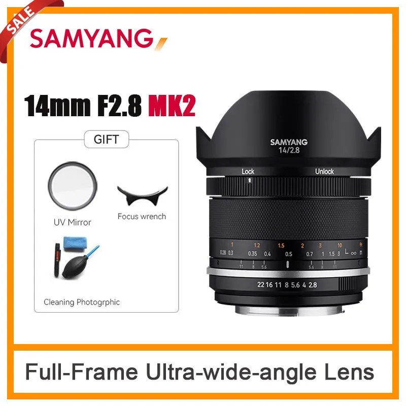 Объектив Samyang MF 14 мм F/2 8 Mk2 для портретной камеры Sony E/A Pentax MFT M43 Canon Nikon ZFC Z5 Z6 Z7 II A6300
