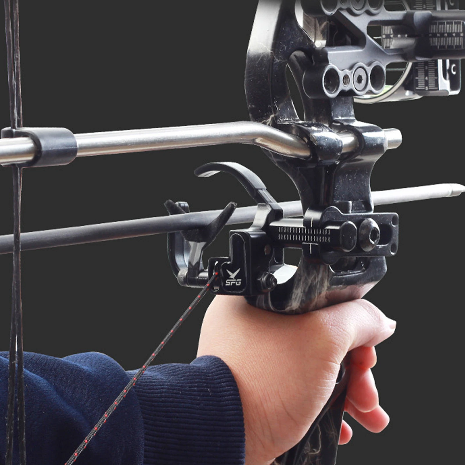 Металлическая композитная подставка для лука четырехсторонняя Регулируемая