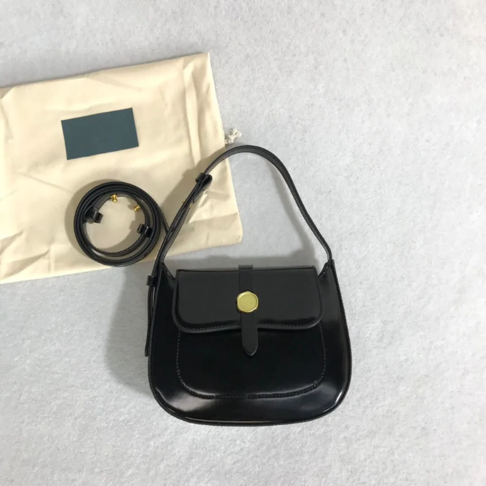 Винтажная Изысканная Повседневная универсальная сумка через плечо с защелкой