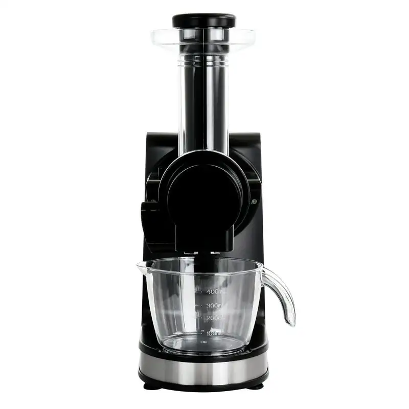 

Masticating Slow Juicer Extractor with Reverse Function, Cold Press Juicer Machine with Quiet Motor