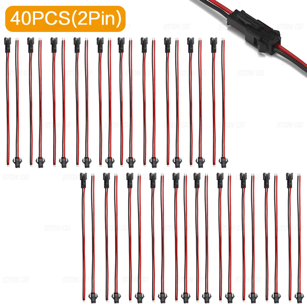 

Светодиодный кабель соединитель "папа-мама" для лент 3528 5050 RGB RGBW 20/40шт