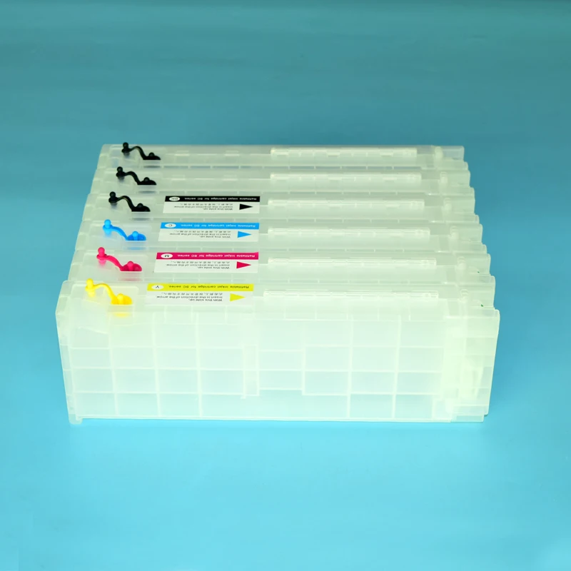 700ml Refillable Ink Cartridge With Compatible Chip For Epson SureColor F2000 F2100 SC-F2000 SC-F2100 T7251-T7254 T725A00 Chips - купить по