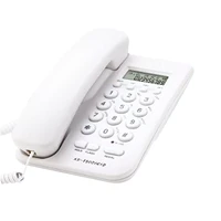 the newkx t5006cid loud sound wall mounted landline big button corded telephone with speaker callback hotel lcd display caller i