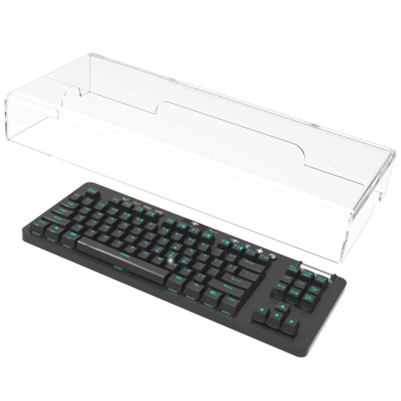 Geekria Tenkeyless TKL Пылезащитная крышка клавиатуры прозрачная акриловая для 80%