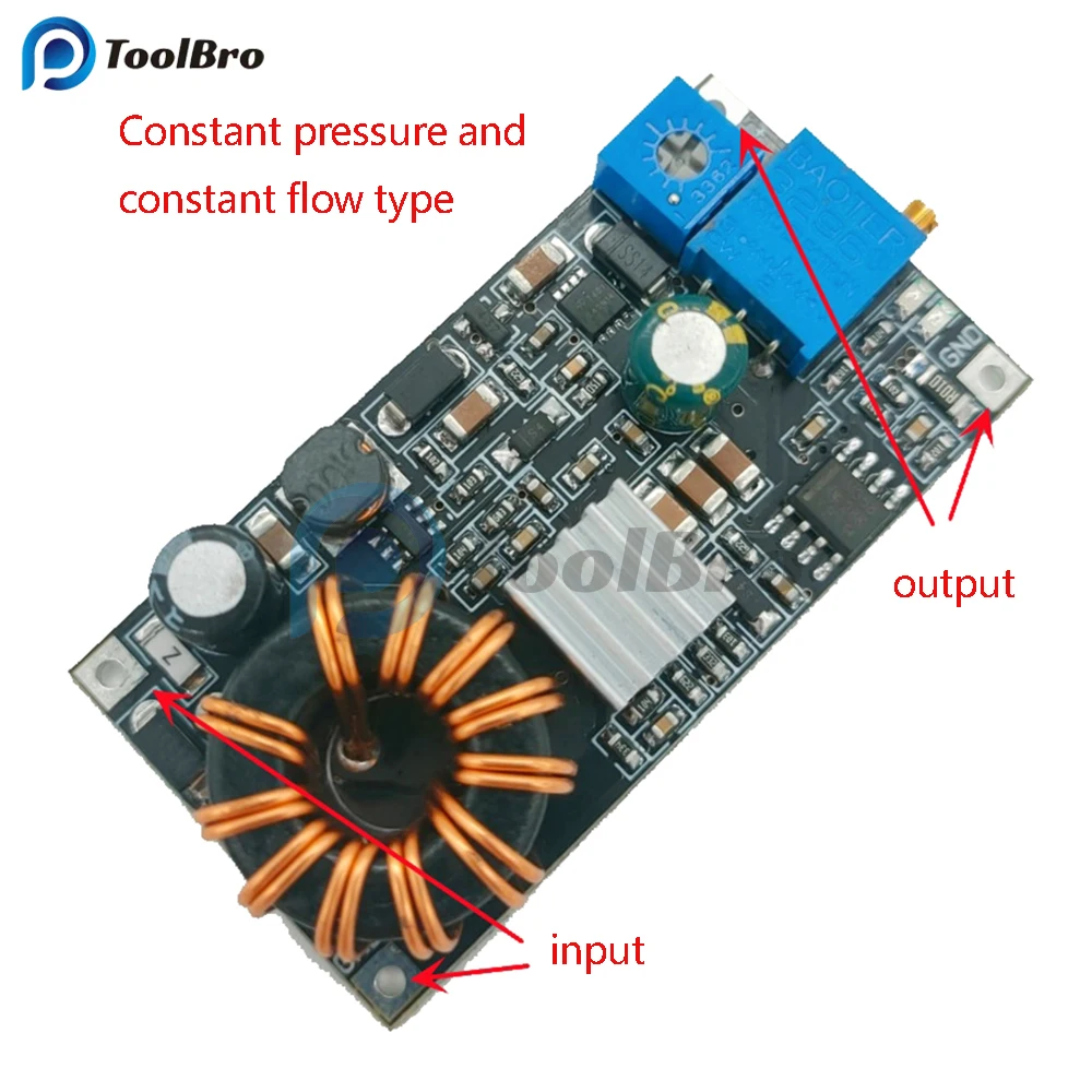 DC-DC 2.7-20V to 4.5-20V Low Voltage Adjustable Step Up Converter Boost Constant Current Synchronous Rectifier Power Module 30W