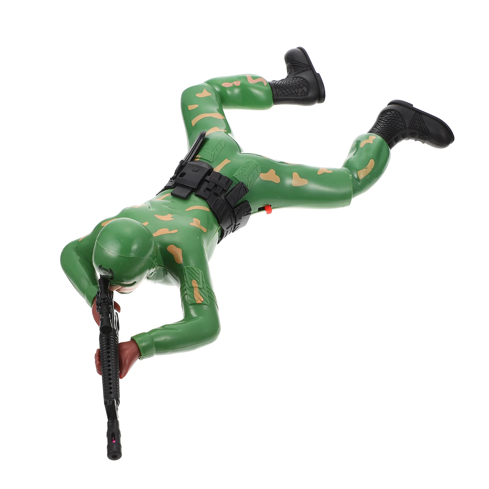 Kids Educational Playthings Soldier Action Figures Electric Crawling Toy