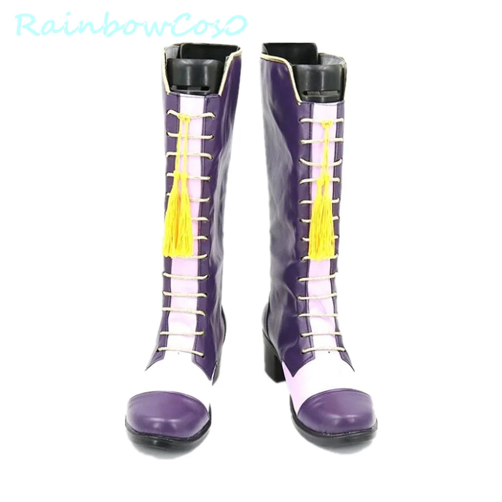 Серебряная витая Страна Чудес обувь для косплея сапоги игра аниме Хэллоуин