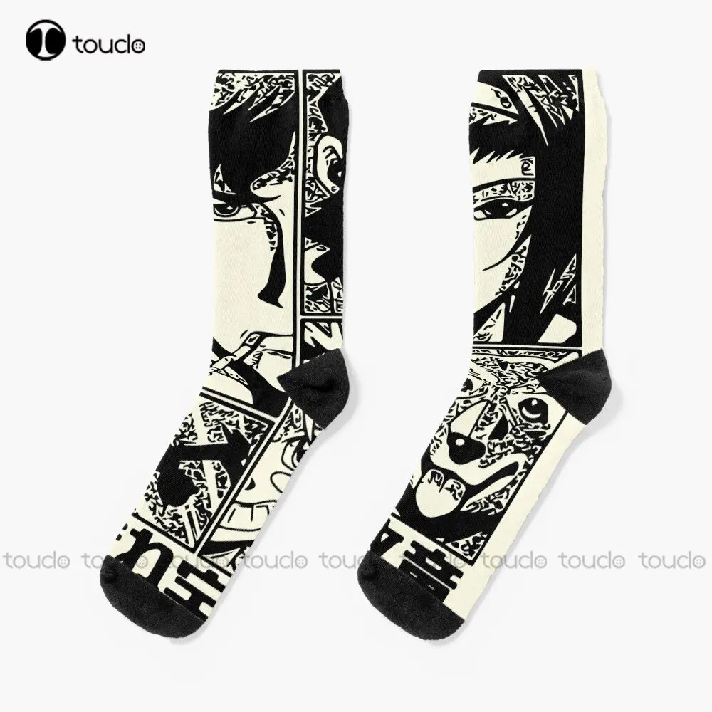 

Cowboy Bebop Socks White Socks Mens Personalized Custom Unisex Adult Teen Youth Socks Custom Gift 360° Digital Print Streetwear