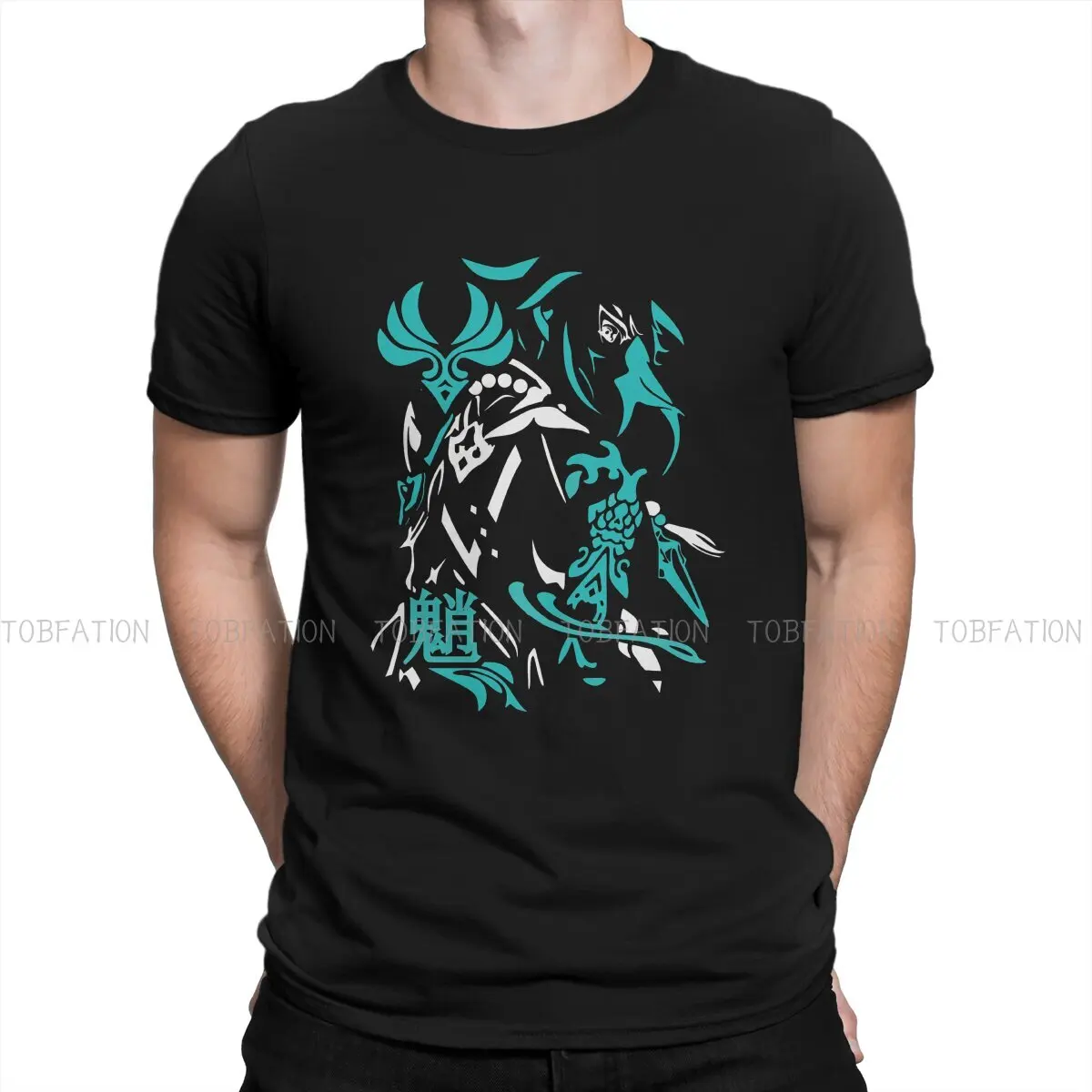 

Green O Neck TShirt Genshin Impact Leisure and Educational Tour Fabric Classic T Shirt Man's Clothes Individuality Hot Sale