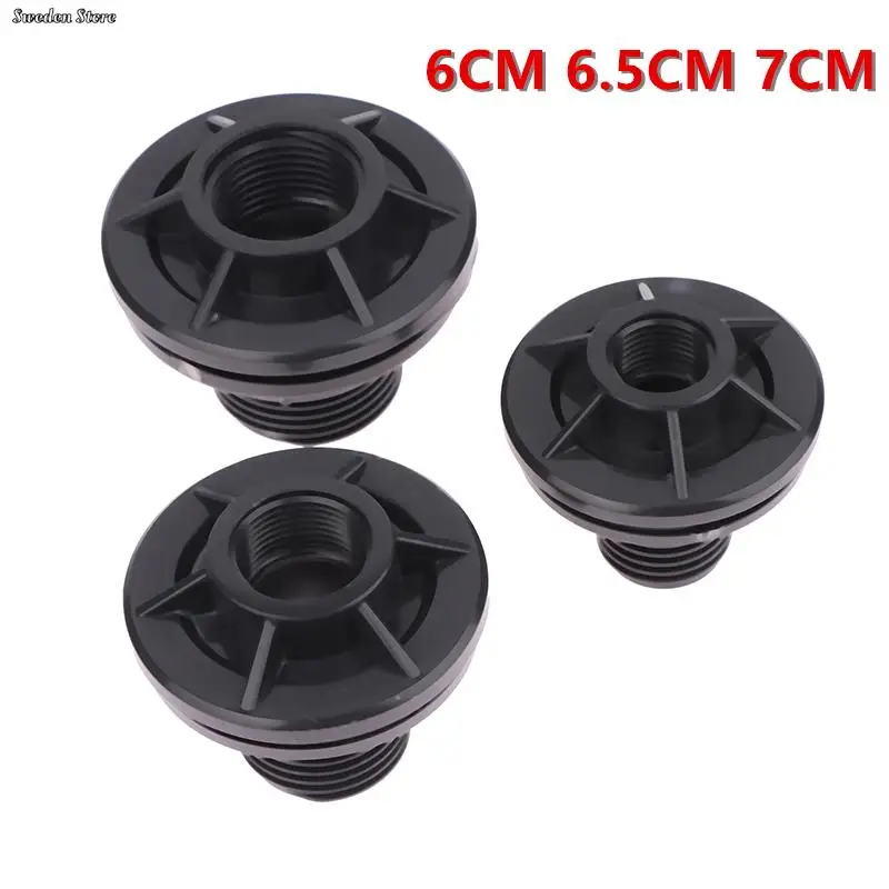 

1PC PVC Double Female Thread Water Tank Joints Garden Irrigation Accessories Fish Tank Connector 6CM 6.5CM 7CM