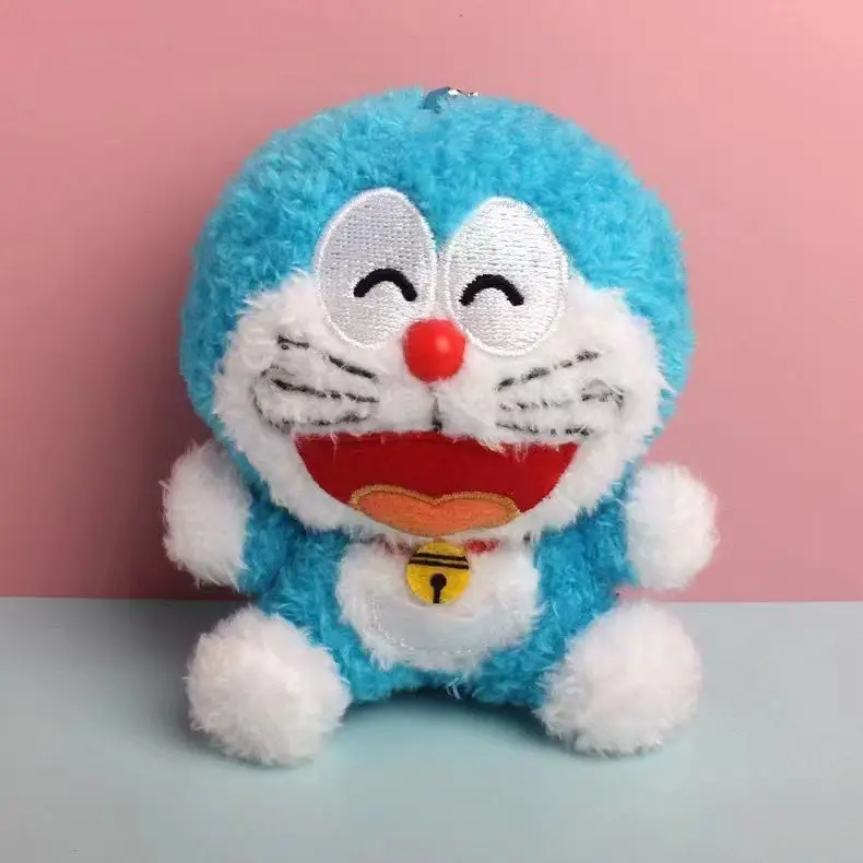 НОВЫЙ 10 см Doraemon Dorami популярный аниме Kawaii мини плюшевый брелок рюкзак кулон друзья