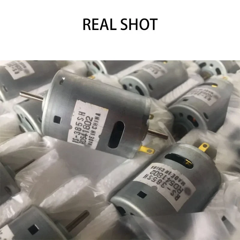 Детали двигателя RS-385SH-20480A DC 3-18V карбоновая щетка мини двухсторонний выходной вал