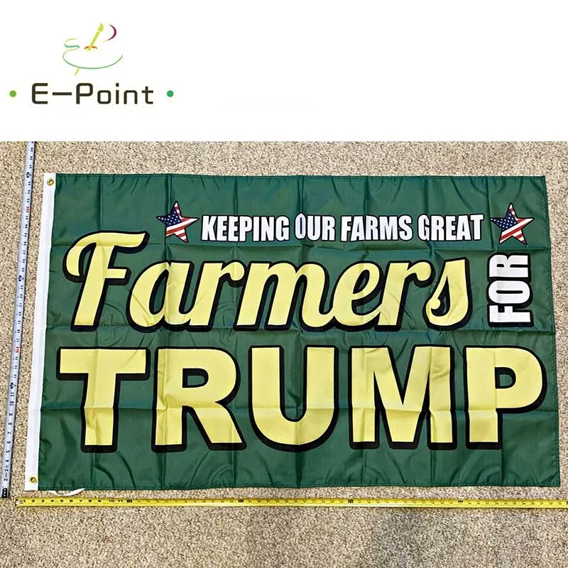 

Donald Trump Flag FREE SHIPPING Farmers For Trump USA Keep Farm Sign Poster 3x5' yhx0012