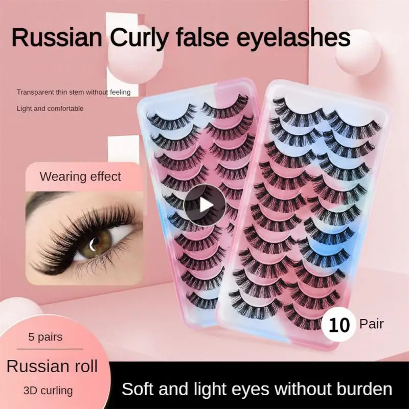 

Large Curvature Natural False Eyelashes Eyelash Curling Realistic Eyelash Extension Thick Curled Dense