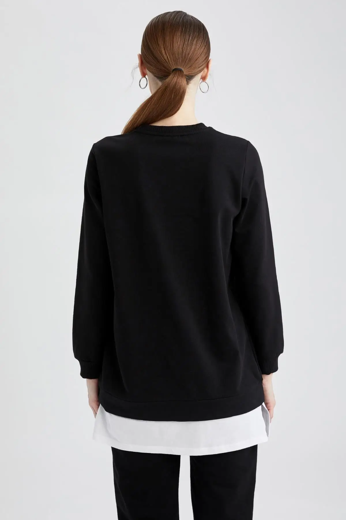 

Modest Basic ovaries Fit Knit Tunic Muslim Tunic 2021 Fashion
