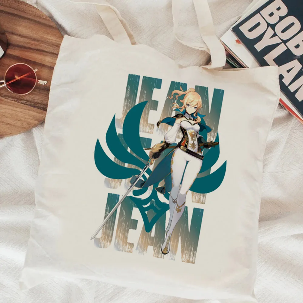 Сумка для покупок Genshin Impact многоразовая женская сумка складная Сетчатая