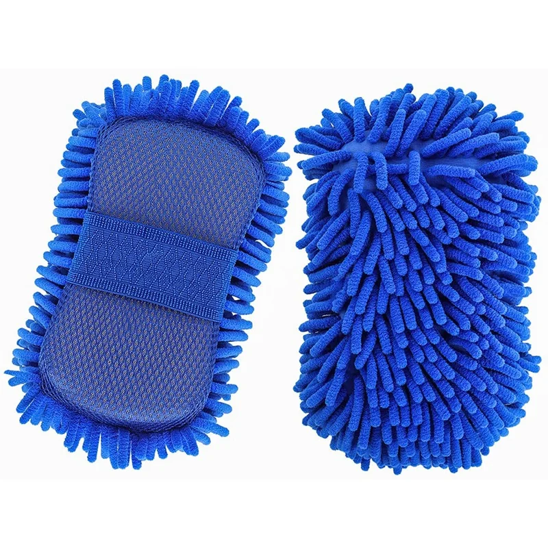 

2 Pack Car Wash Cleaning Washing Microfiber Chenille Mitt Auto Glove Window Washing Tool Cleaning Car Wash Glove