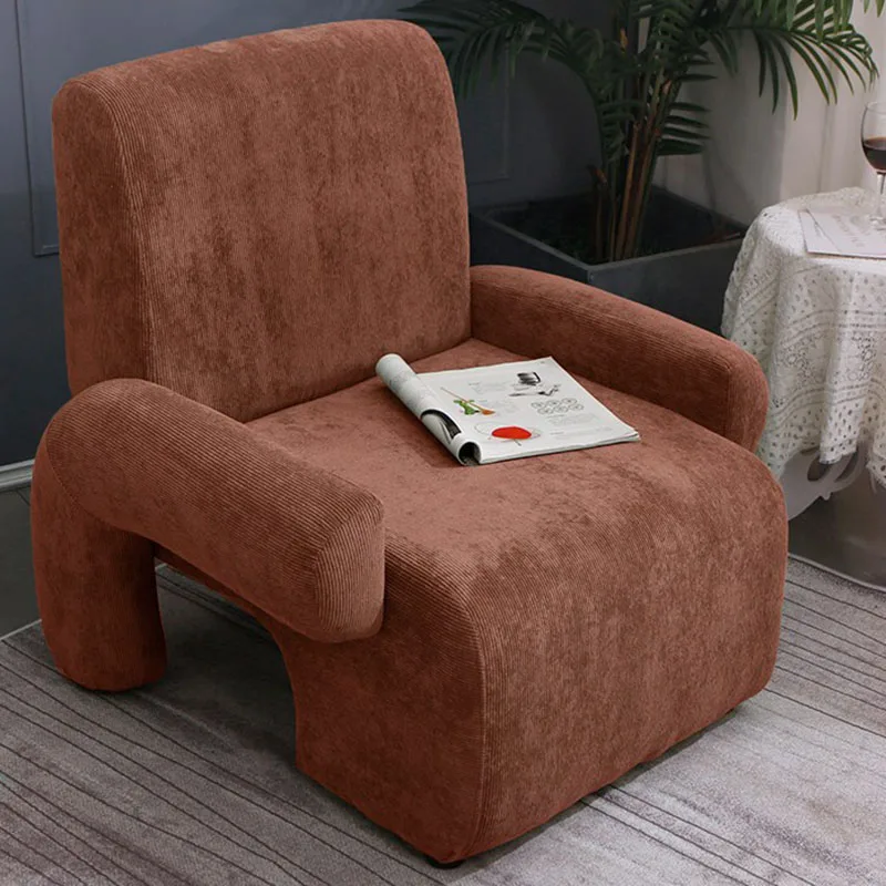 Белые современные стулья для гостиной роскошные одиночные минималистичные