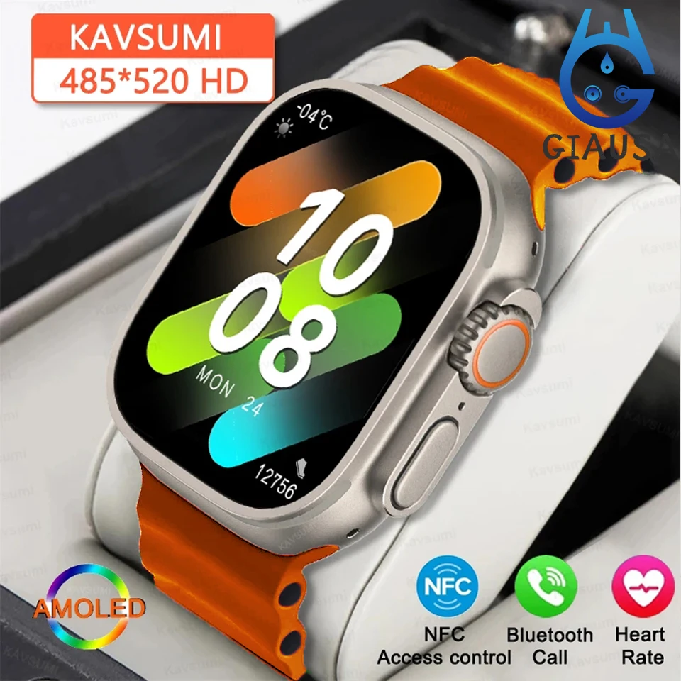 

HK8 Pro Max Smart Watch Upgrade Heart Rate Monitoring AMOLED 2.1inch 420*420 300+ Sports Mode NFC Smartwatch For Android and ios