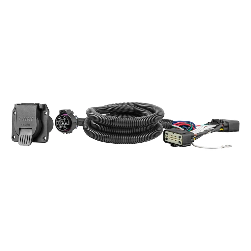 

7-Pin Trailer Wiring Harness 56431 Vehicle-Side Custom RV Blade Trailer Wiring Harness for Ford Ranger