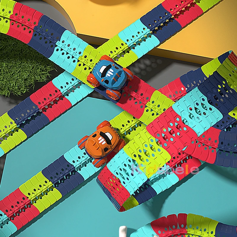 Детский Трековый автомобиль для мальчиков набор треков с нулевой гравитацией