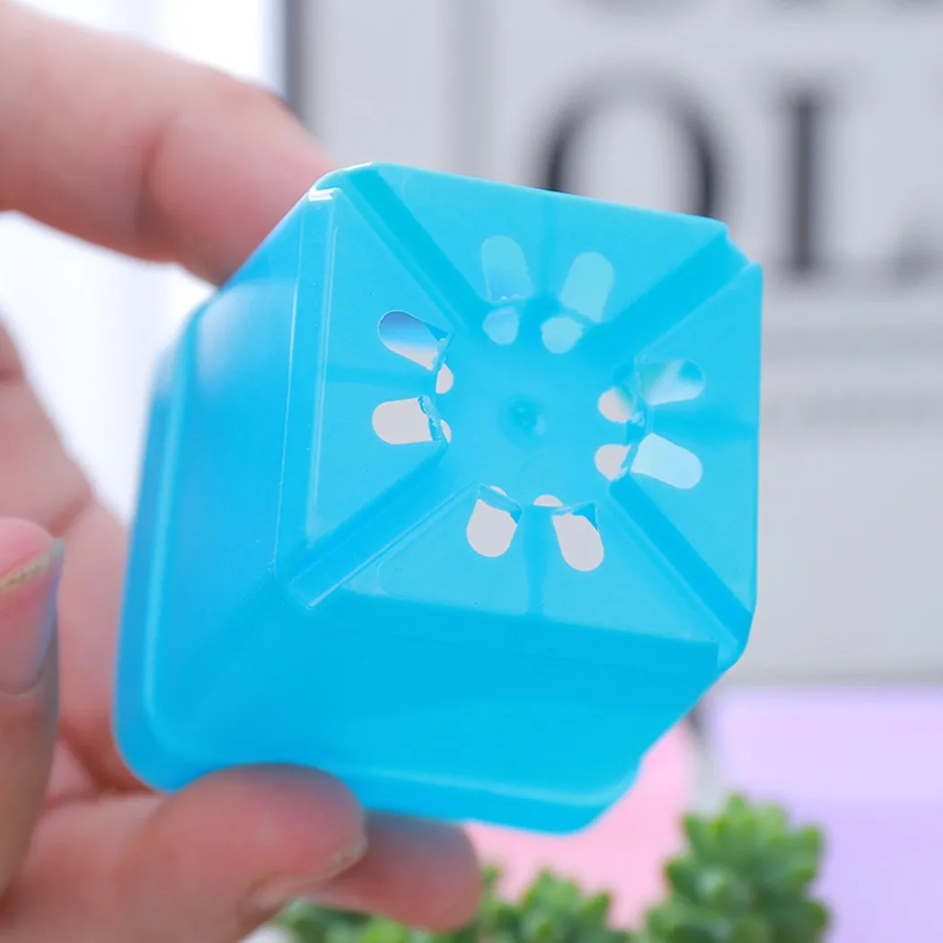 10 шт. пластиковый цветочный горшок мини-бассейн квадратный лотки для сочных