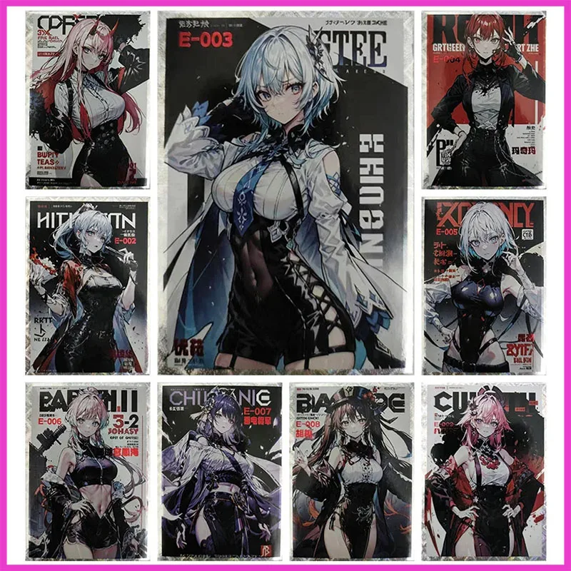 Редкие карточки с преломляющим эффектом из аниме История богини Eula Makima Люси Ху