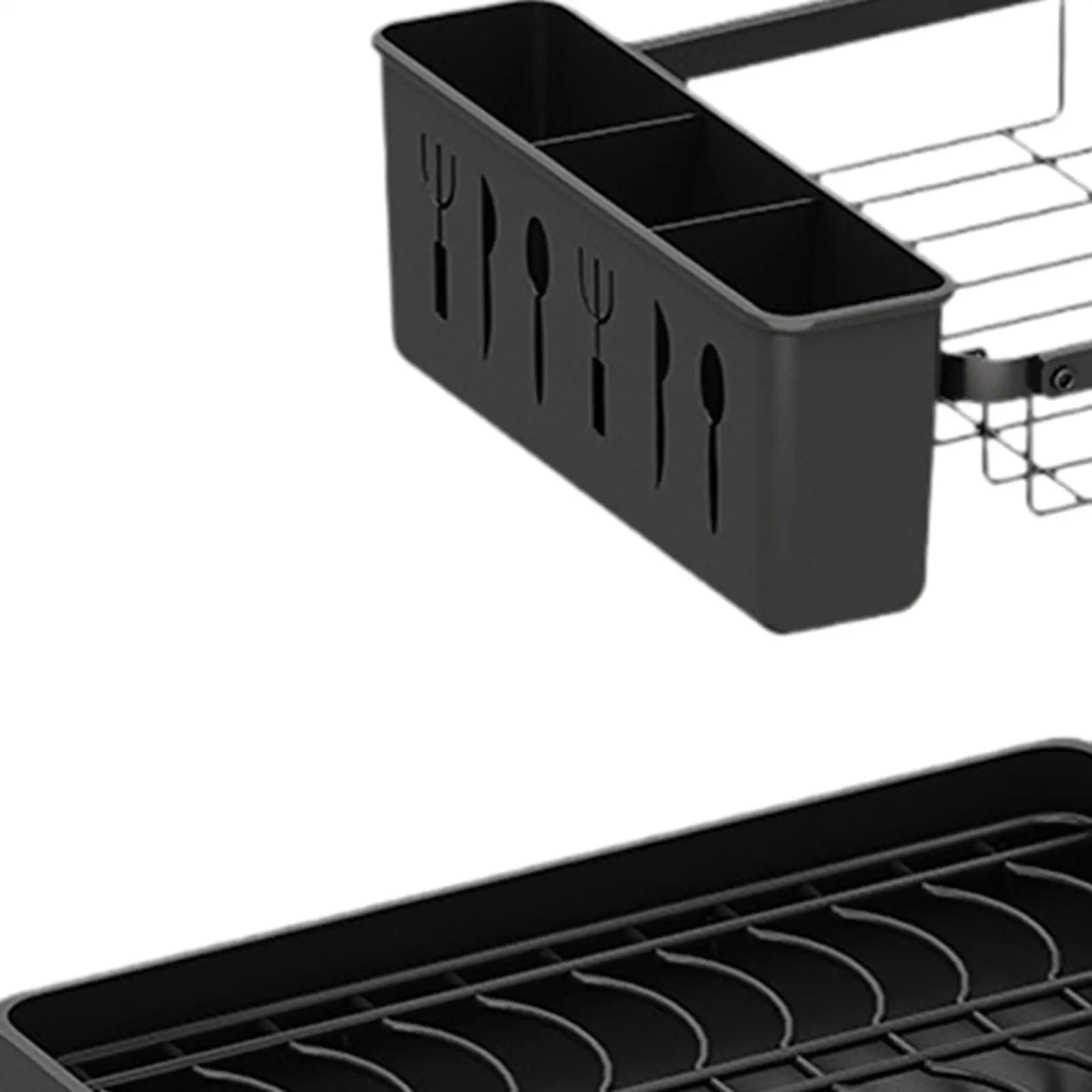 Сушилка для посуды кухонная стойка самосливающаяся 2 яруса кухонные гаджеты