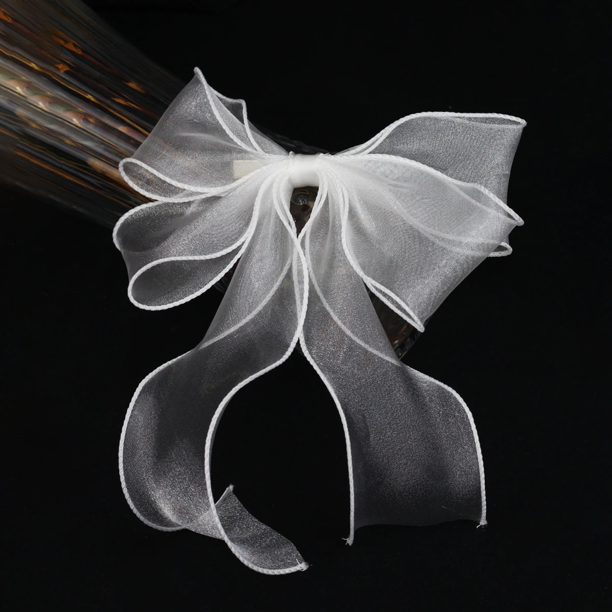 

HP116 Fairy Bridal Headpiece Tulle Bow Hairpin Bridesmaid Hairwear Women Girl Pageant Perform Gift Headdress Wedding Accessories