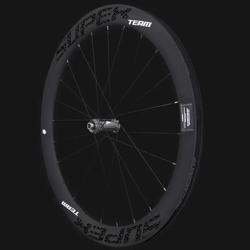 Фото Колесный комплект SUPERTEAM Classic PRO Light D28-50 из карбона, дисковые тормоза, колеса 700C, керамические втулки 36T, спицы Pillar №3