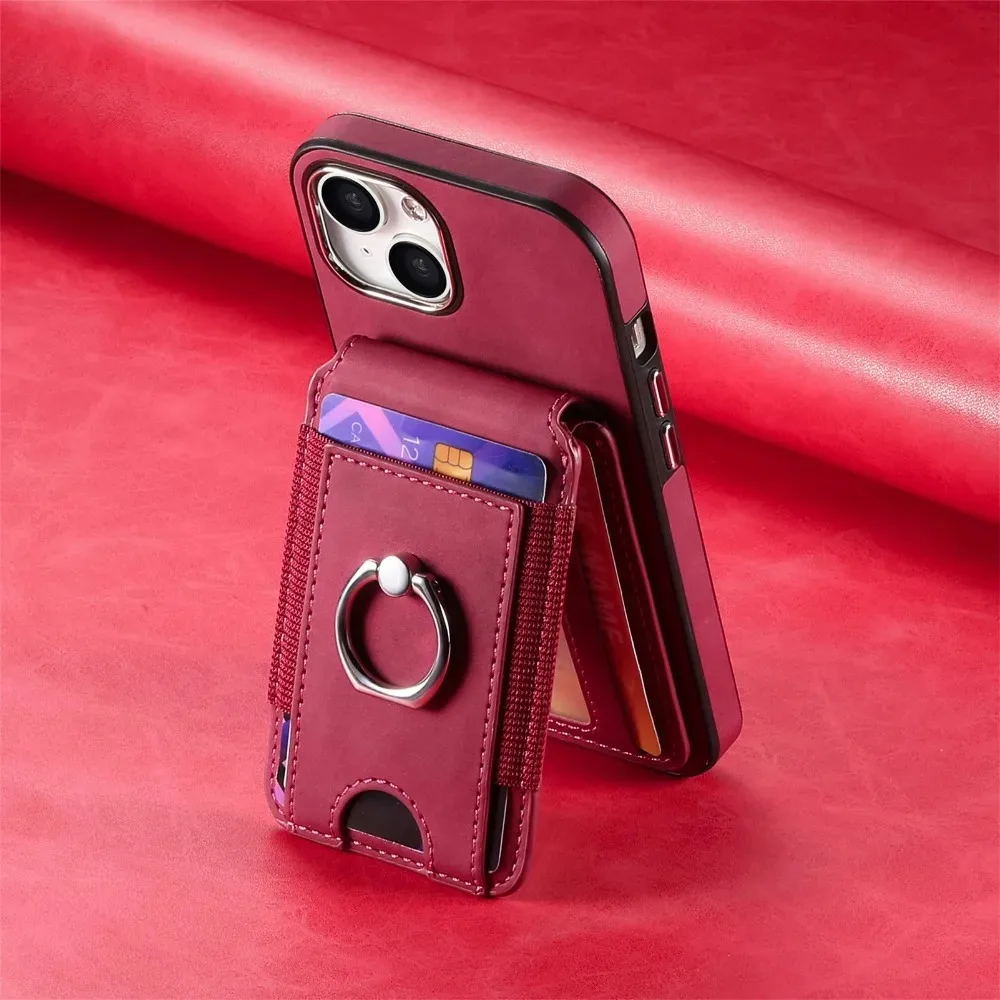 Чехол-кошелек с держателем для карт iPhone 15 14 13 12 11 Pro Max X XS XR 7 8 6 6S Plus SE 2020 2022 чехол из