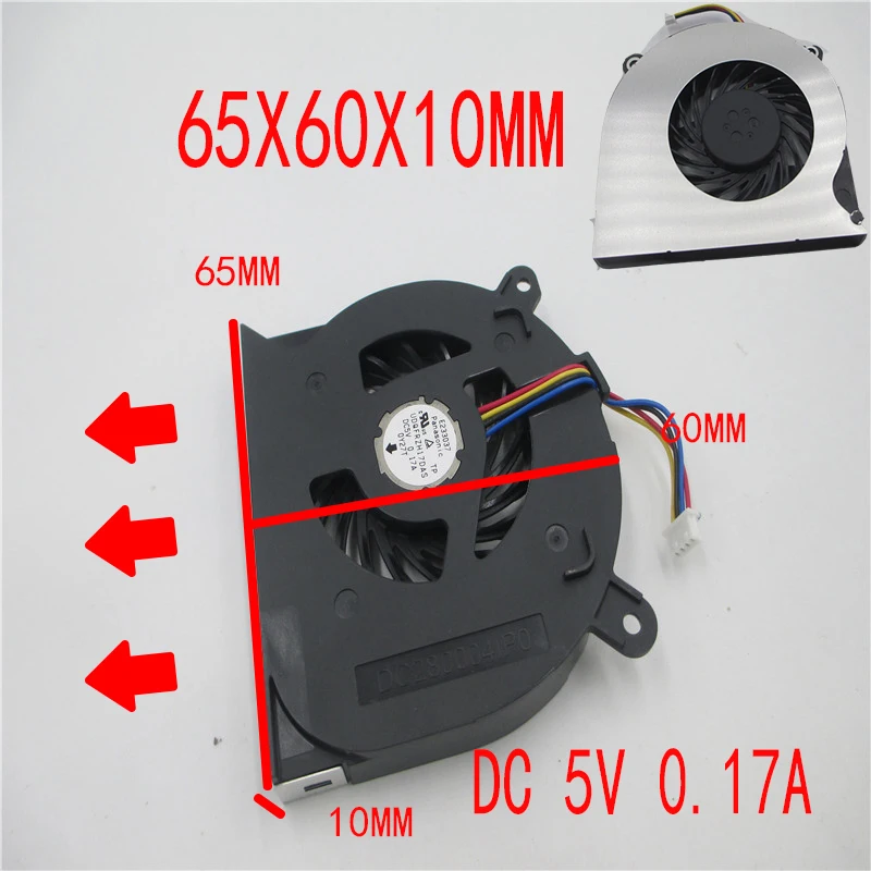 Вентилятор для видеокарты DC 5V 7210 6010 UDQFLZH25DAS UDQFRZH15DAS UDQFRZH17DAS UDQFZYH06DAS 3 шт. | Компьютеры
