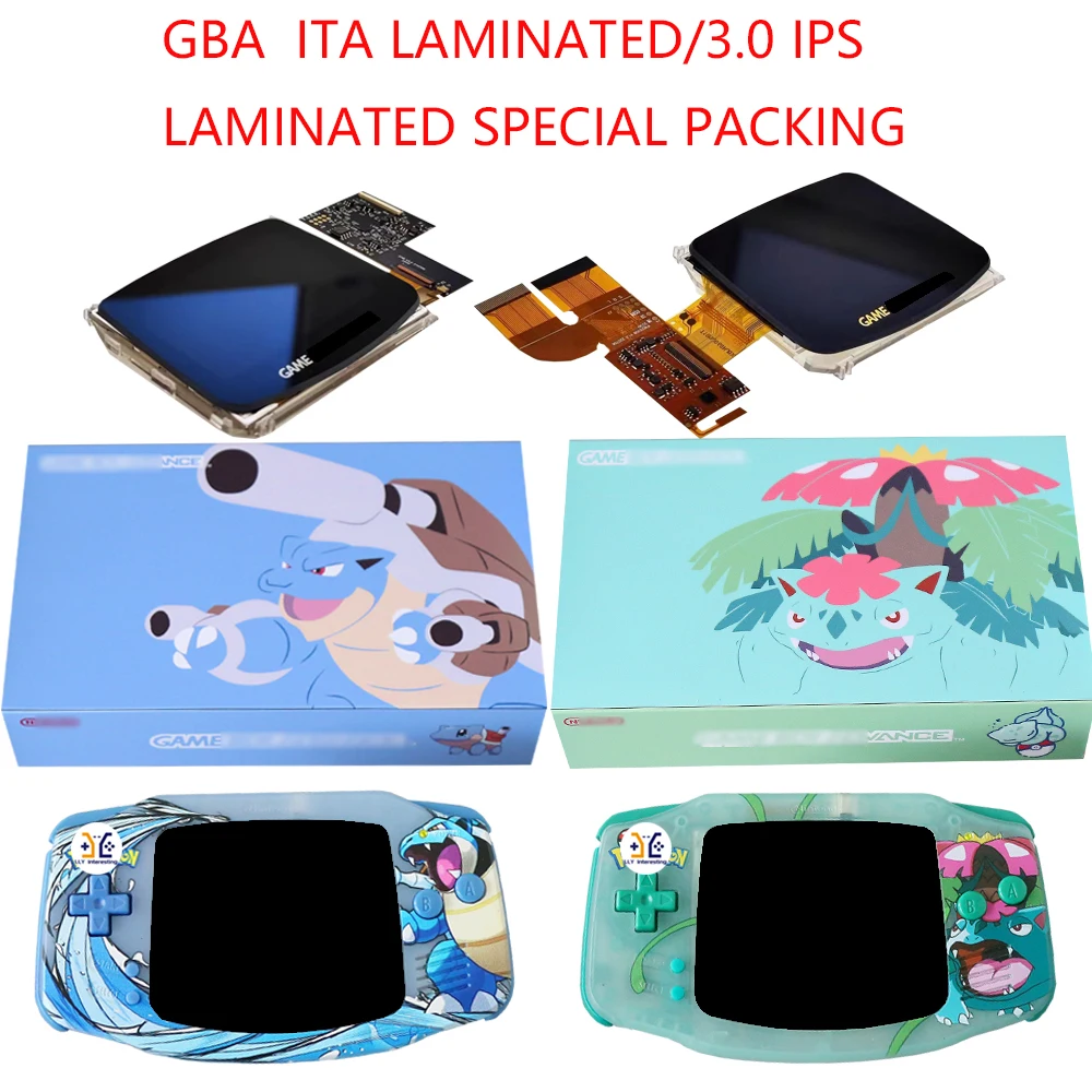 

Suitable for GBA 3.0 IPS plenary /ITA TFT plenary backlight kit custom GBA exclusive gift box packaging, GBA shell box