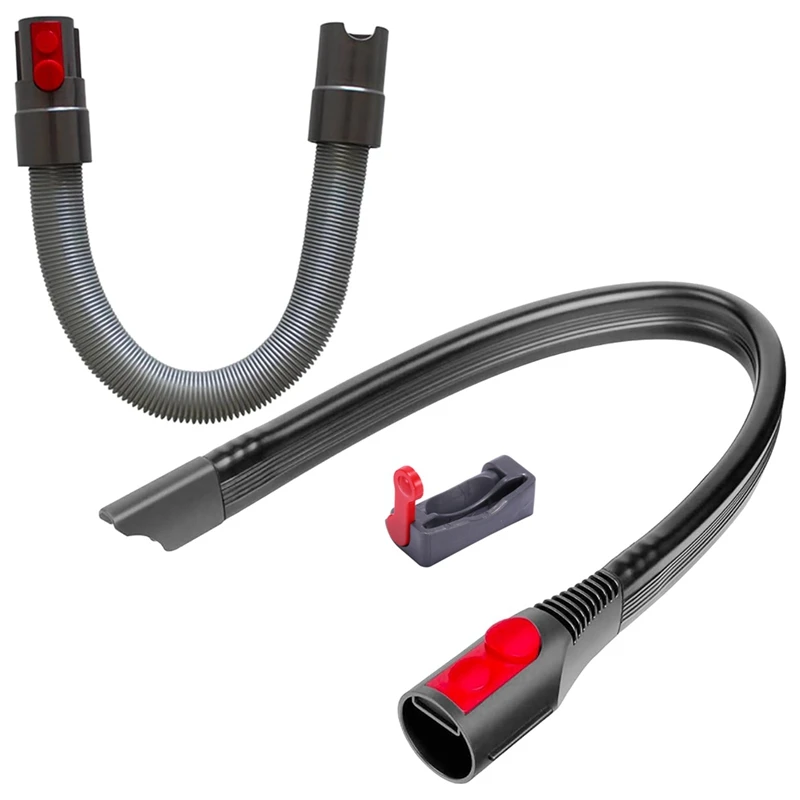 

Flexible Nozzle Car Cleaning Kit Extension Hose Gray Plastic Compatible For Dyson V15 V11 V10 V8 V7